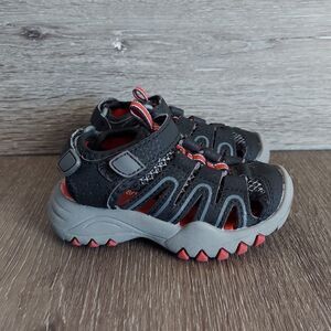 Toddler Afton Hiking Sandals - Cat & Jack Black 5